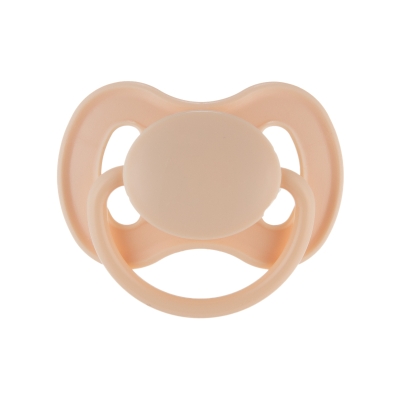 Каучукова залъгалка с форма на черешка Canpol - Nude, 6 - 18 m, Крем
