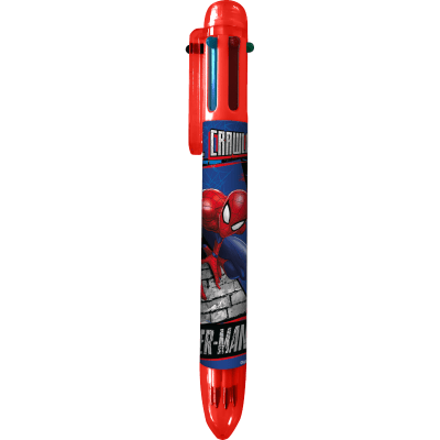 Химикалка Kids Licensing - Spiderman, 6 цвята