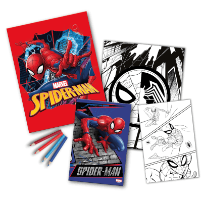 Комплект за оцветяване Kids Licensing - Spiderman