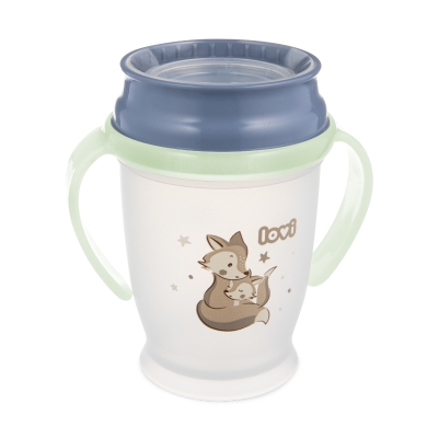Неразливаща се чаша 360° Lovi - Night & Day, Fox, 250 ml