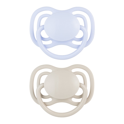 Силиконови залъгалки Canpol Babies - Nude, 6-18 m, 2 брoя