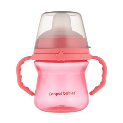 Неразливаща се чаша Canpol - 150 ml, Розова