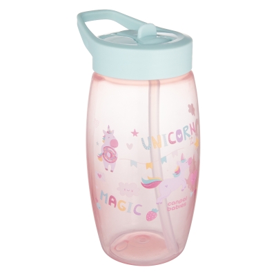 Чаша със сгъваем накрайник Canpol - Unicorn, 400 ml