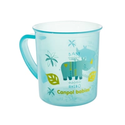 Пластмасова чаша Canpol - Afrika, 170 ml, Синя