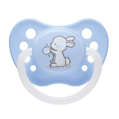 Анатомична залъгалка Canpol - Little Cutie, 0-6 m, Синя