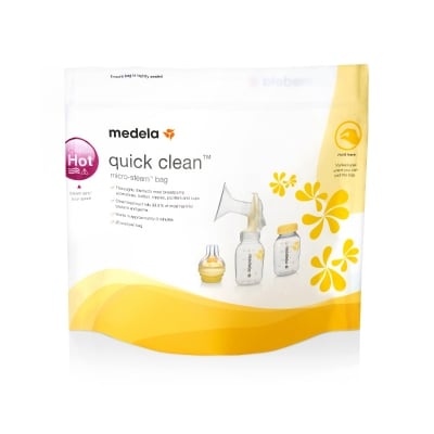 Пликчета за стерилизиране в микровълнова Medela - Quick Clean, 5 броя