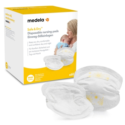 Подплънки за кърма Medela - 60 броя