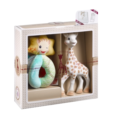 Подаръчен сет Sophie la Giraffe - Дрънкалка и жирафчето Софи