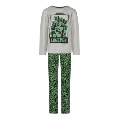 Пижама Minecraft - Creepers, Grey