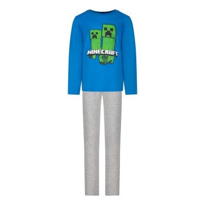 Детска пижама Minecraft - Creepers, Blue