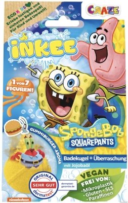Бомбичка за вана Craze - SpongeBob, С фигурка изненада, Асортимент