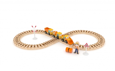 Дървен железопътен комплект J′adore - Строителни машини