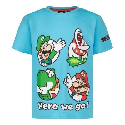 Тениска Super Mario - Blue