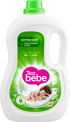 Течен перилен препарат Teo Bebe - Алое Вера, 2.2 l