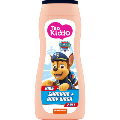 Шампоан и душ гел 2 в 1 Teo Kiddo - Paw Patrol, 200 ml, за момчета