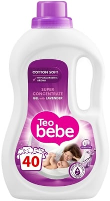 Течен перилен препарат Teo Bebe - Лавандула, 2.2 l