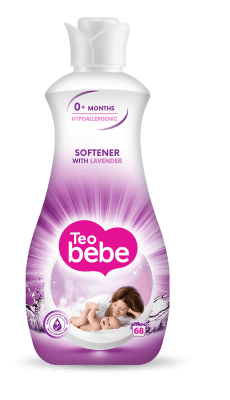 Омекотител Teo bebe - С екстракт от лавандула, 1,7 l