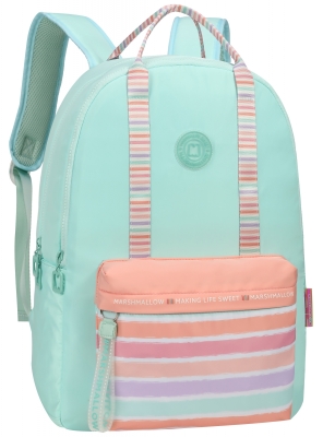 Ученическа раница Marshmallow - Stripes, Mint