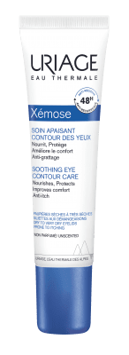 Успокояващ  крем за околоочен контур Uriage - Xemose, 15 ml