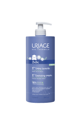 Почистващ душ-крем за бебета Uriage Creme Lavante - С отмиване, 1000 ml