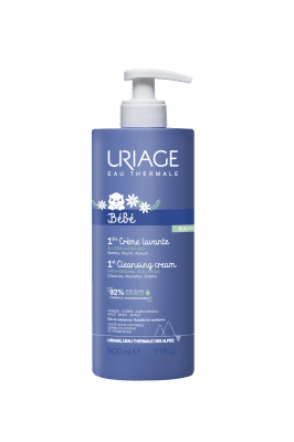 Почистващ душ-крем за бебета Uriage Creme Lavante - С отмиване, 500 ml