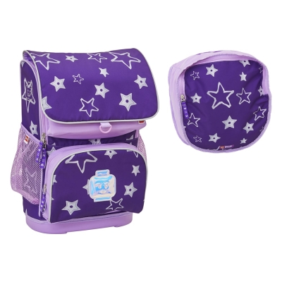 Ученическа раница Lеgo Stars - Pink Optimo, Сет