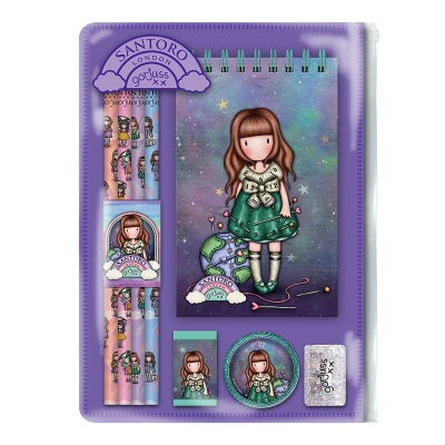 Комплект с ученически пособия Santoro Gorjuss - Be Kind To Our Planet