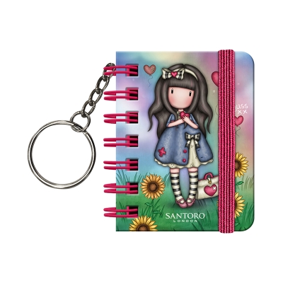 Ключодържател с тефтерче Santoro Gorjuss - Be Kind To Yourself