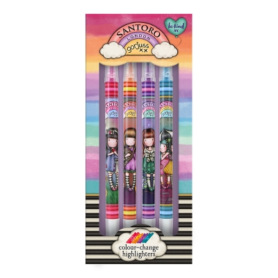 Променящи цвета си маркери Santoro Gorjuss - Be Kind, 4 броя