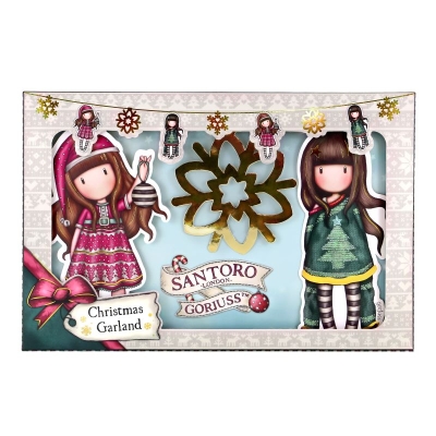 Коледен гирлянд Santoro Gorjuss Merry and Bright - 3 m
