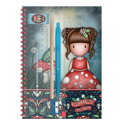 Комплект ученически пособия Santoro Gorjuss In The Forest - Little Mushroom