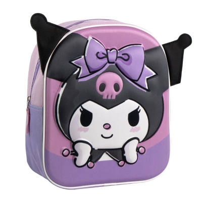 Раница за детска градина 3D Kuromi - Hello Kitty