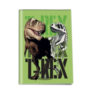 Тетрадка Graffiti - T-Rex, A5, 50 листа, с широки редове
