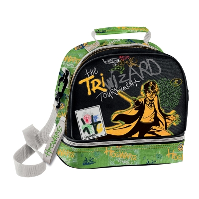 Термочанта за обяд Graffiti Harry Potter - The Wizard, Зелена
