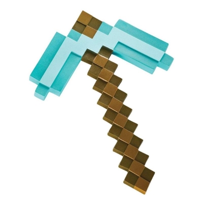Пластмасова диамантена кирка Minecraft - 40 cm