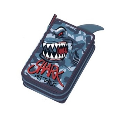 Ученически несесер с пособия Graffiti Shark - с 2 ципа