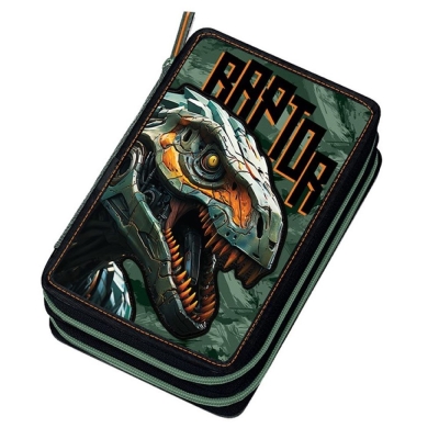 Ученически несесер с пособия Graffiti Dinosaur - с 2 ципа