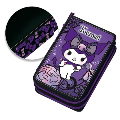 Ученически несесер с пособия Graffiti Kuromi - Purple Laces