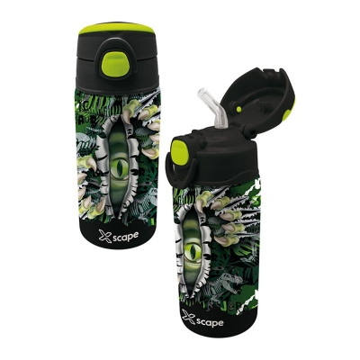 Бутилка за вода Graffiti Xscape - Dino, 500 ml