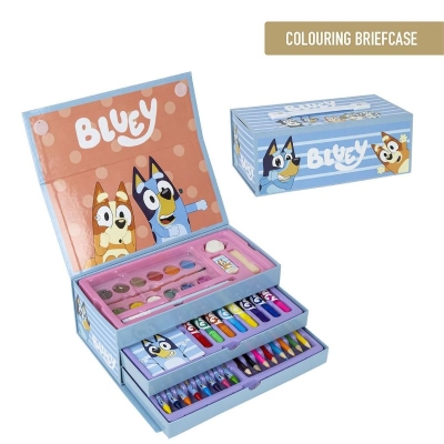 Комплект за рисуване Cerda - Bluey, В куфарче
