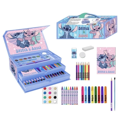 Комплект за рисуване Cerda Stitch - В куфарче на 3 нива