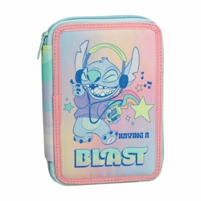 Ученически несесер с пособия Stitch - Having a Blast, с 2 ципа