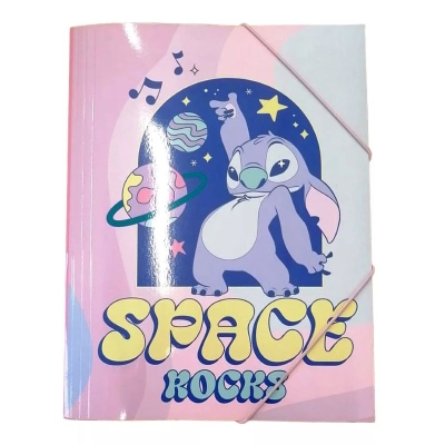 Папка с ластик Stitch - Space Rocks