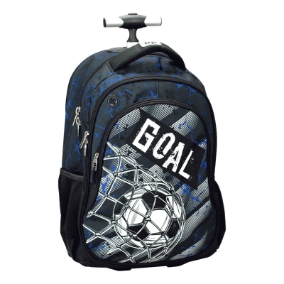 Ученическа раница на колелца Back me up - Goal