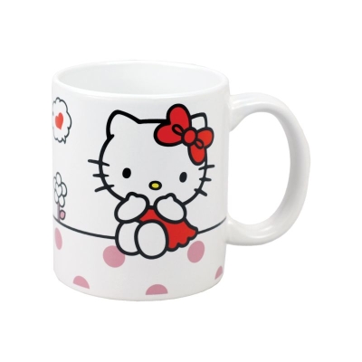 Керамична чаша Gim - Hello Kitty, 320 ml