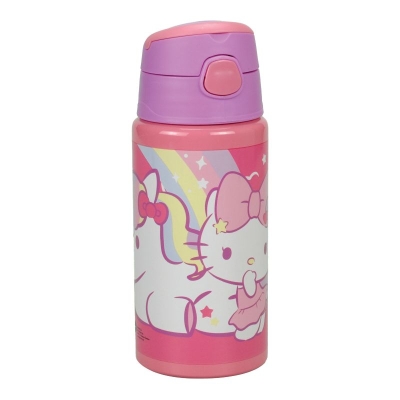 Алуминиева бутилка за вода Hello Kitty - 500 ml
