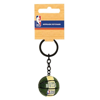 3D ключодържател Back Me Up - NBA, Milwaukee Bucks Ball