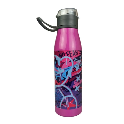 Бутилка от неръждаема стомана No Fear - BearX, 600 ml