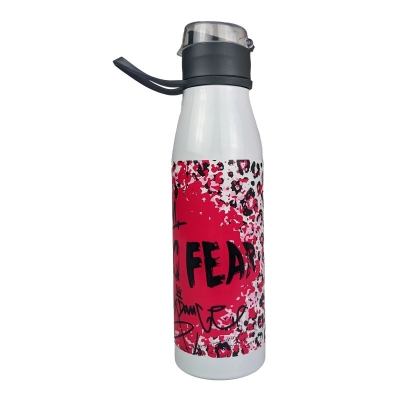 Бутилка от неръждаема стомана No Fear - Graffiti, 600 ml