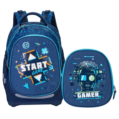 Ученическа раница 2 в 1 Kstationery Made to Last - Start Game, с 2 отделения